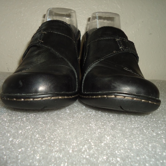 Earth Origins Women's Black Leather Flats Size 8 1/2 - Picture 7 of 11